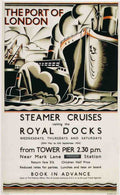 Rail Train Retro Vintage 1934 Steamer Cruises Vintage Advert A4 Photo Print