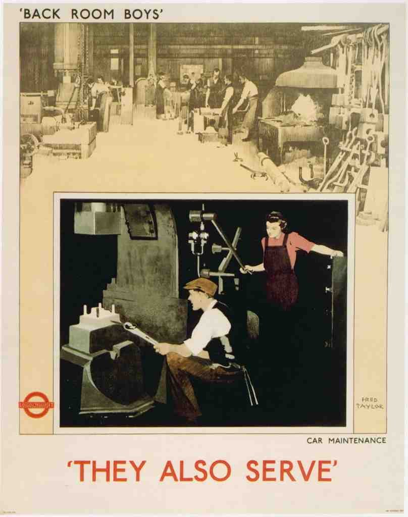 Rail Train Retro Vintage 1942 Back Room Boys Vintage Advert A4 Photo Print