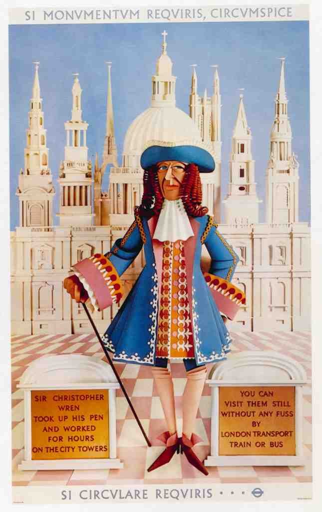 Rail Train Retro Vintage 1964 Sir Christopher Wren Vintage Advert A4 Photo Print