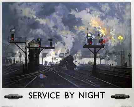 Rail Train Retro Vintage 3 Vintage Advert A4 Photo Print