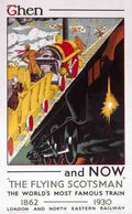 Rail Train Retro Vintage 31 Vintage Advert A4 Photo Print