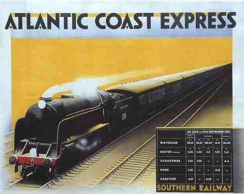 Rail Train Retro Vintage 32 Vintage Advert A4 Photo Print