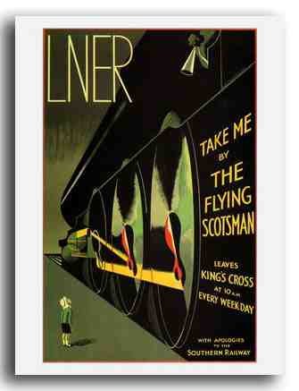 Rail Train Retro Vintage 33 Vintage Advert A4 Photo Print