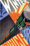 Rail Train Retro Vintage 38 Vintage Advert A4 Photo Print