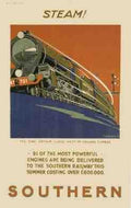 Rail Train Retro Vintage 48 Vintage Advert A4 Photo Print