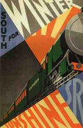 Rail Train Retro Vintage 49 Vintage Advert A4 Photo Print