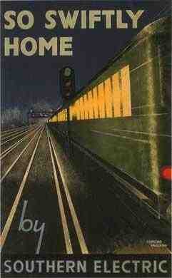 Rail Train Retro Vintage 50 Vintage Advert A4 Photo Print