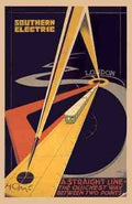 Rail Train Retro Vintage 53 Vintage Advert A4 Photo Print