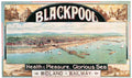 Rail Train Retro Vintage Blackpool Vintage Advert A4 Photo Print