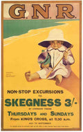 Rail Train Retro Vintage Skegness1 Vintage Advert A4 Photo Print