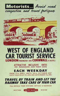 Rail Train Retro Vintage motorist Vintage Advert A4 Photo Print