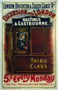 Rail Train Retro Vintage third Vintage Advert A4 Photo Print