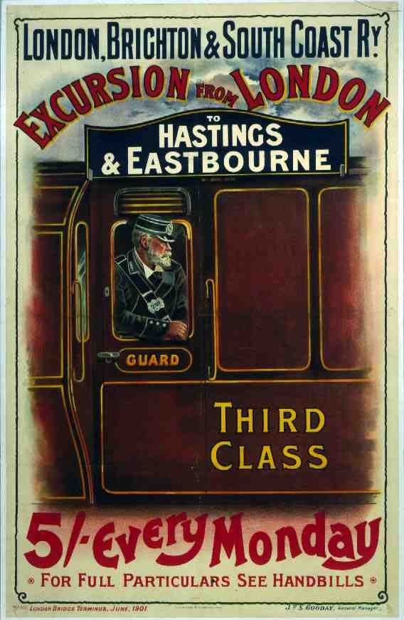 Rail Train Retro Vintage third Vintage Advert A4 Photo Print