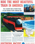 Railroad Train Route Vintage Retro Advert Poster A4 Photo Print