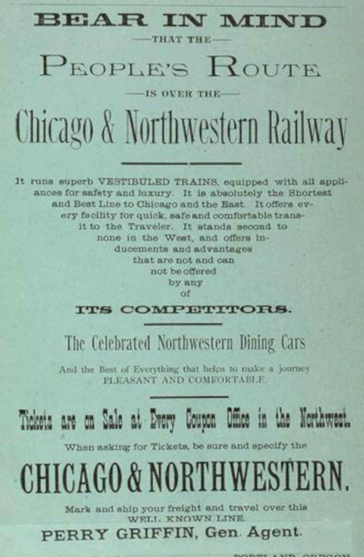 Railway Bear Mind Vintage Retro Advert Poster A4 Photo Print