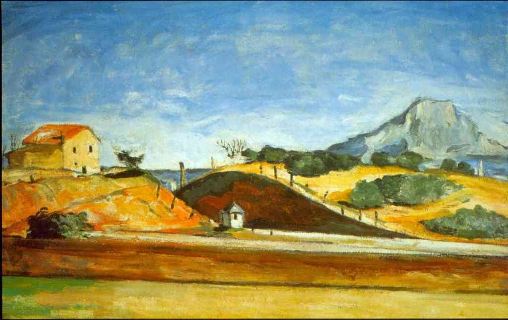 Railway Cutting Cezanne Impressionism A4 Photo Print