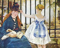 Railway Manet A4 Photo Print