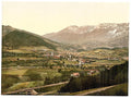 Railway Payerbach with the Raxalpe Styria Vintage A4 Photo Print