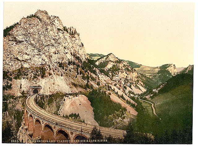 Railway Styria Vintage A4 Photo Print