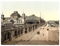 Railway buildings Altstadt Dreseden Saxony Vintage A4 Photo Print