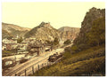 Railway station Altenahr the Rhine Vintage A4 Photo Print