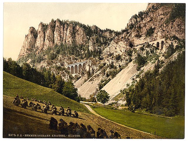 Railway to Krausel Krause Styria Vintage A4 Photo Print