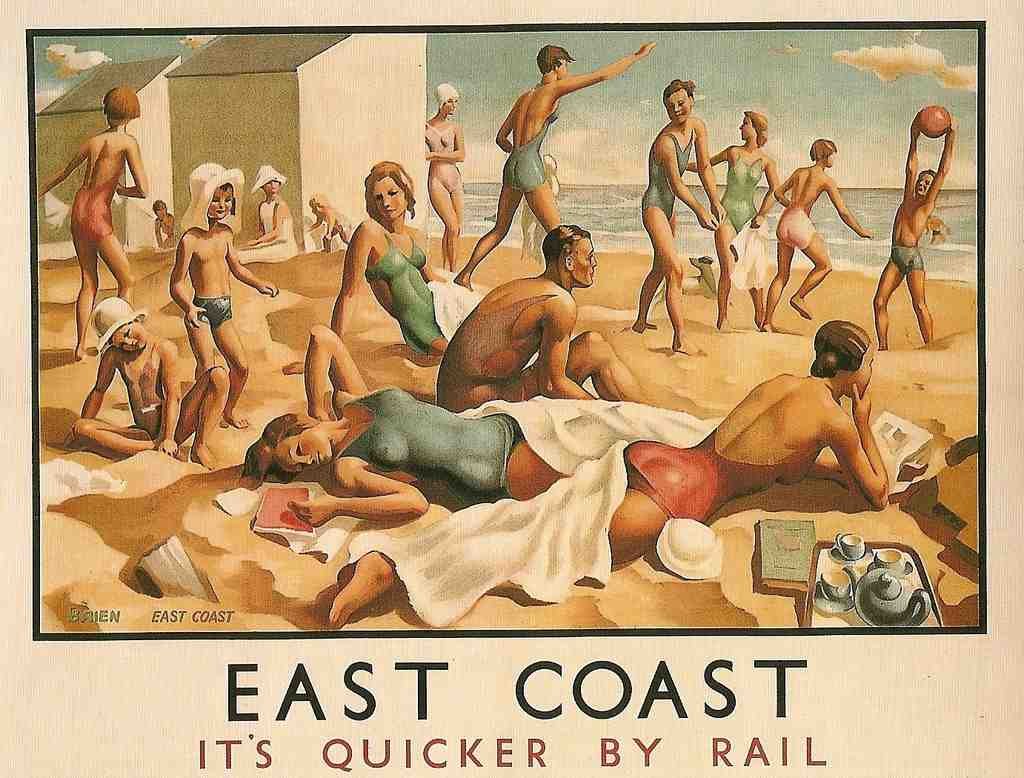 Railways Train Travel R13 Vintage Advert A4 Photo Print