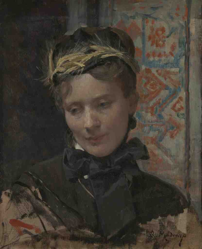 Raimundo de Madrazo Portrait of a Lady A4 Photo Print