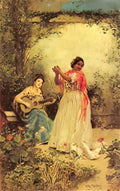 Raimundo de Madrazo raimundo madrazo bella y canto Art A4 Photo Print