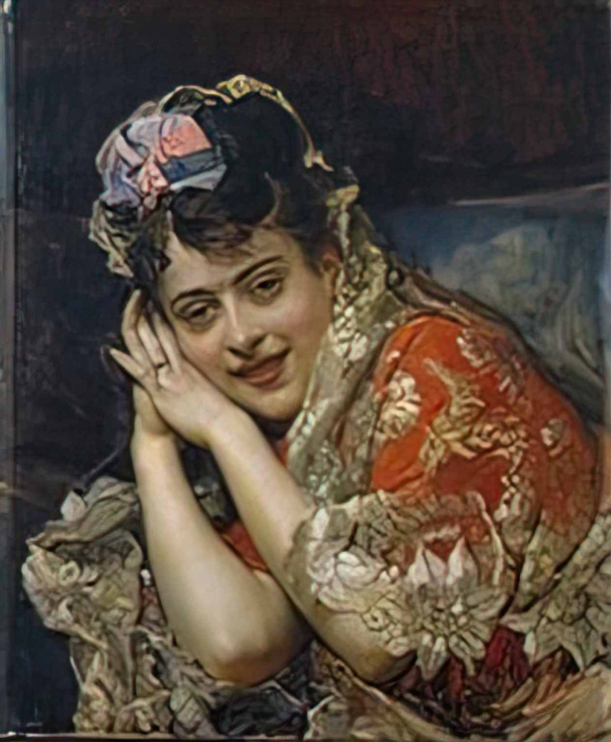 Raimundo de Madrazo raimundo madrazo the model aline masson with a wh Art A4 Photo Print