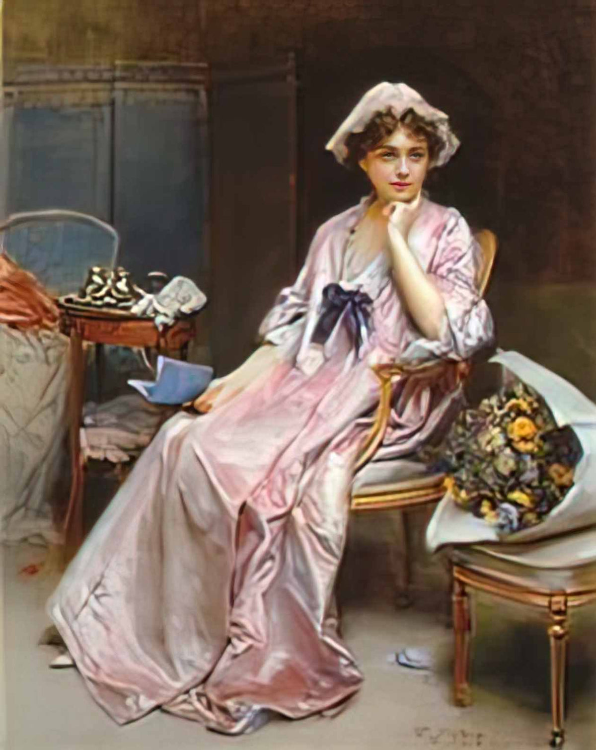 Raimundo de Madrazo raimundo madrazo the reluctant mistress Art A4 Photo Print