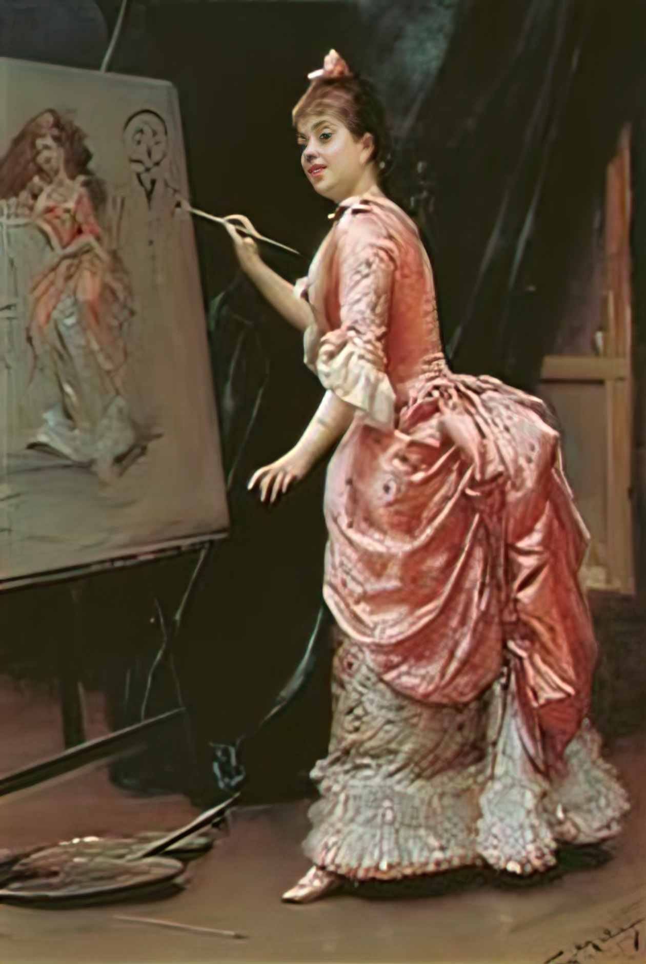 Raimundo de Madrazo raimundo madrazo travesuras de la modelo Art A4 Photo Print