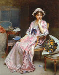 Raimundo de Madrazo y Garreta The Reluctant Mistress A4 Photo Print