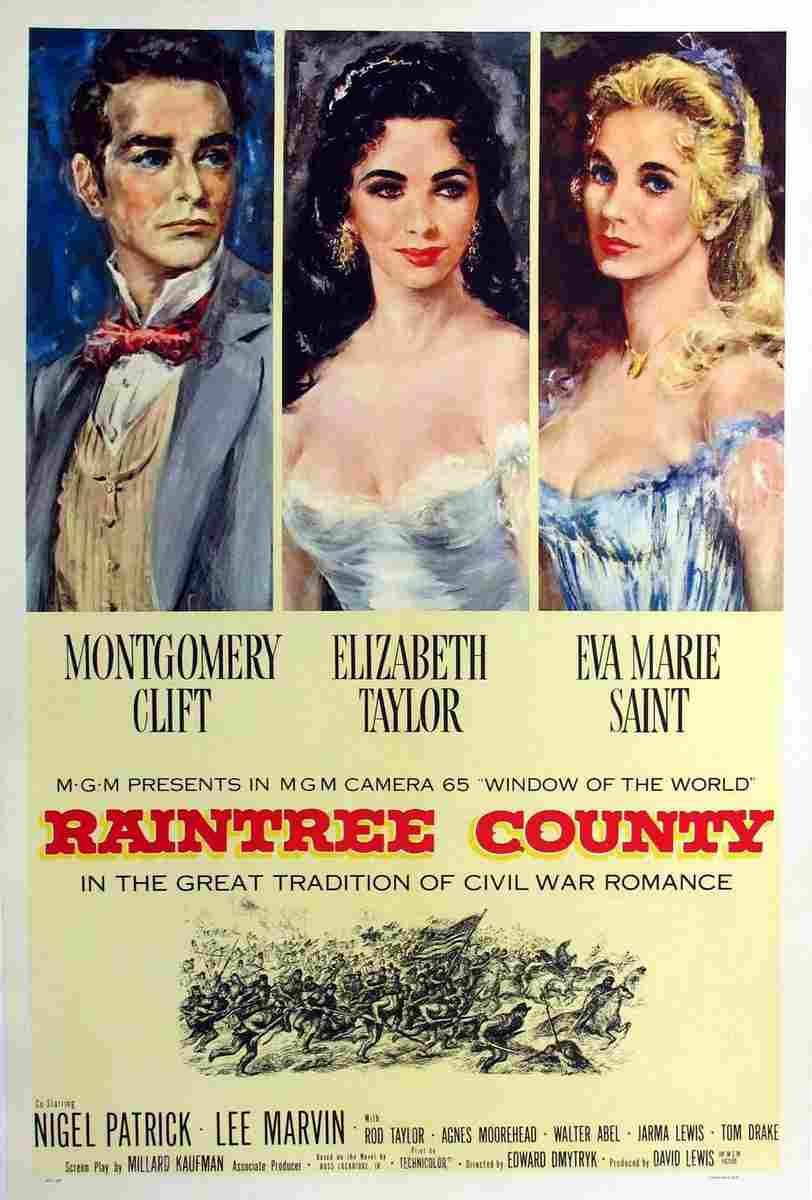 Raintree County 01  film star poster A4 Photo Print