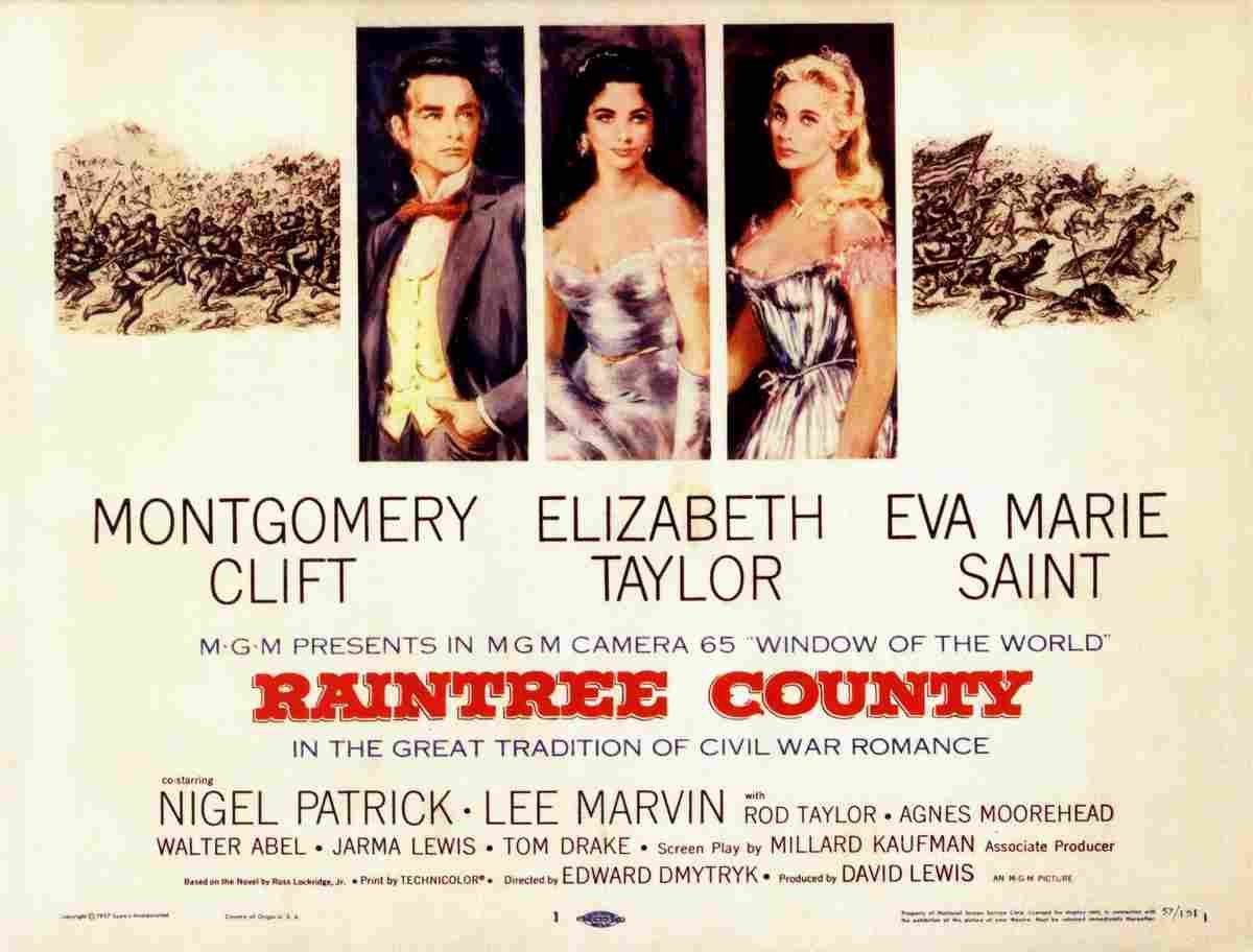 Raintree County 02  film star poster A4 Photo Print