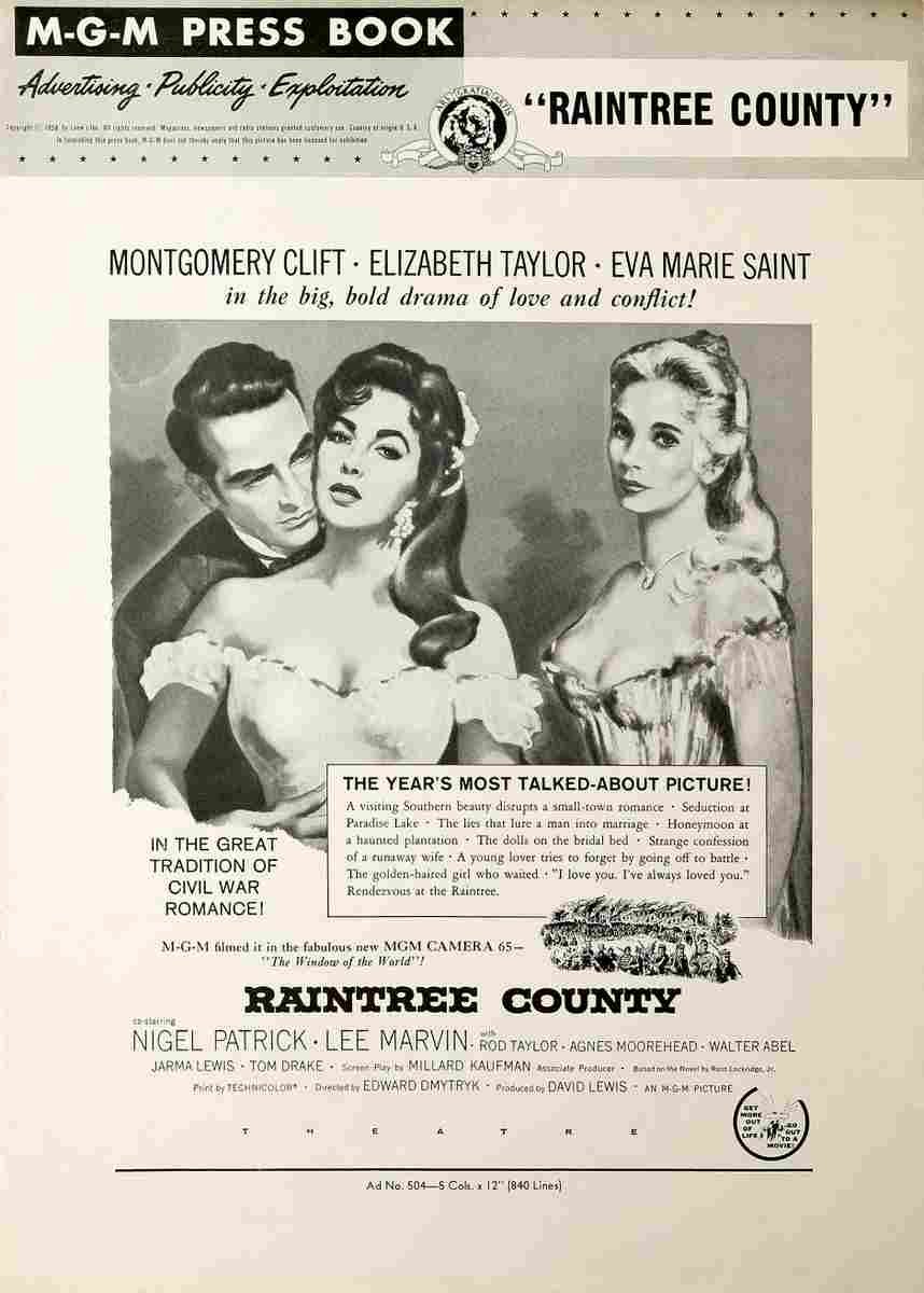 Raintree County 06  film star poster A4 Photo Print