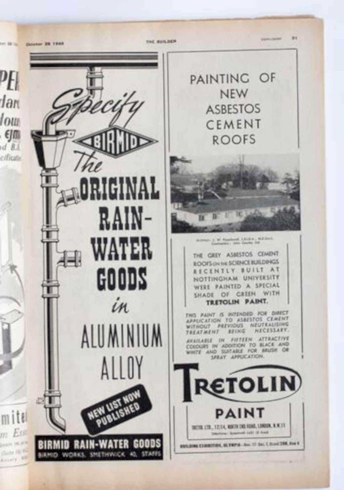 Rainwater Roof Building Vintage Retro Advert Poster A4 Photo Print