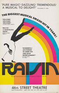 Raisin Rainbow DancerThearte Vintage Retro Advert Poster