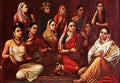 Raja Ravi Varma galaxy of musicians Art A4 Photo Print
