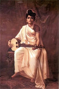 Raja Ravi Varma malabar lady Art A4 Photo Print