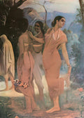 Raja Ravi Varma shakuntala 1898 Art A4 Photo Print