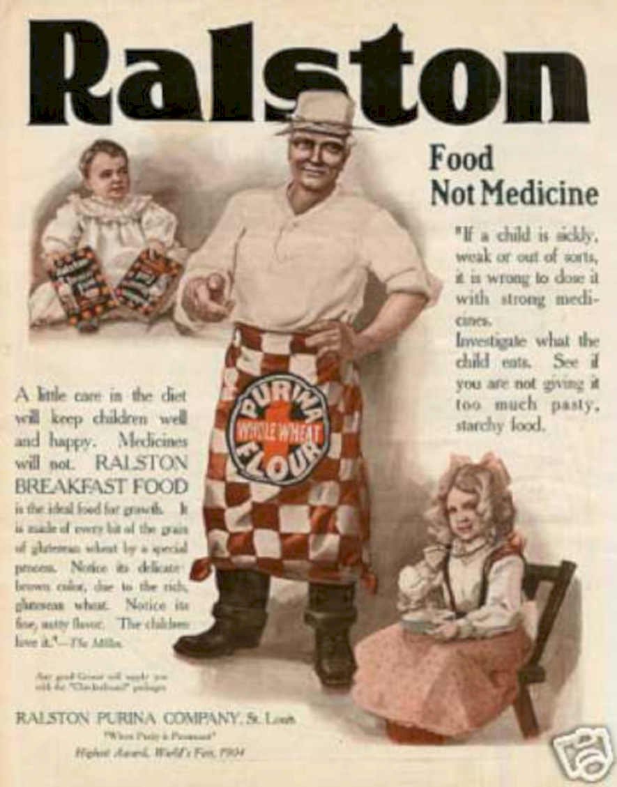 Ralston Breakfast Kids Vintage Retro Advert Ads A4 Photo Print