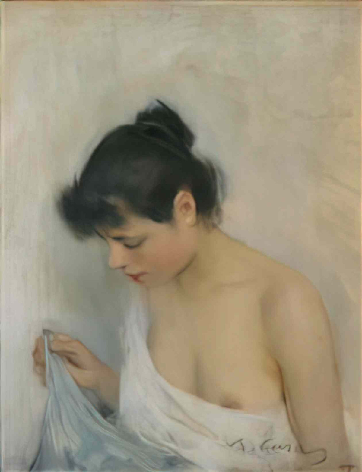 Ramon Casas ramon casas study Art A4 Photo Print