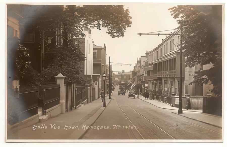 Ramsgate Belle Vue Rd Ramsgate Vintage A4 Photo Print