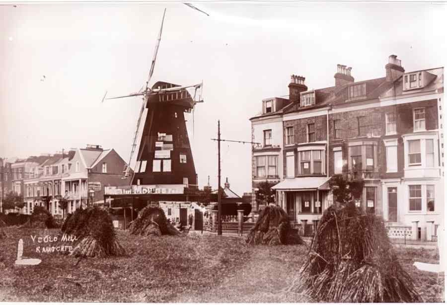 Ramsgate Grange Rd Mill Vintage A4 Photo Print