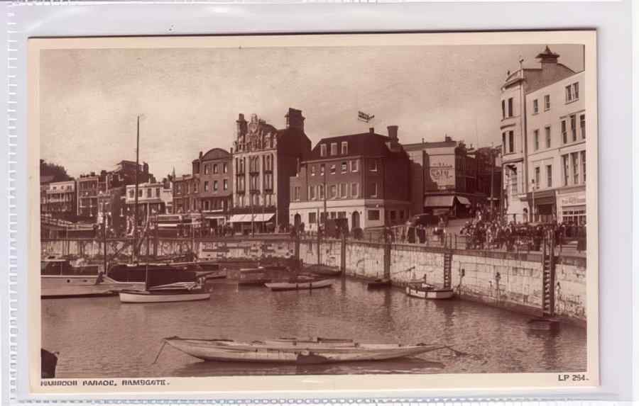 Ramsgate Harbour Parade Vintage A4 Photo Print