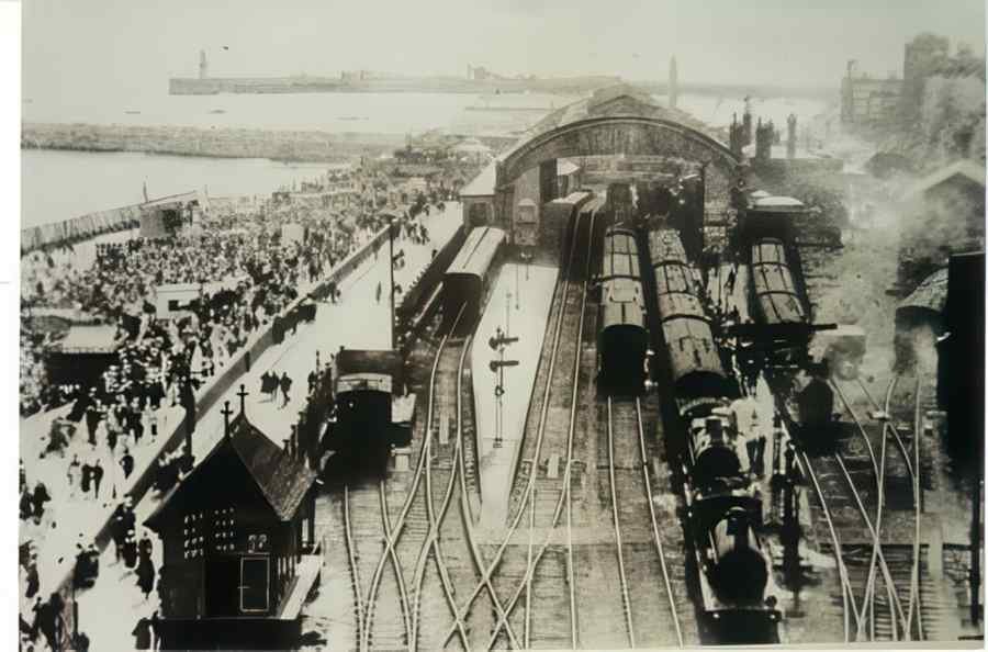 Ramsgate Harbour Station Vintage A4 Photo Print
