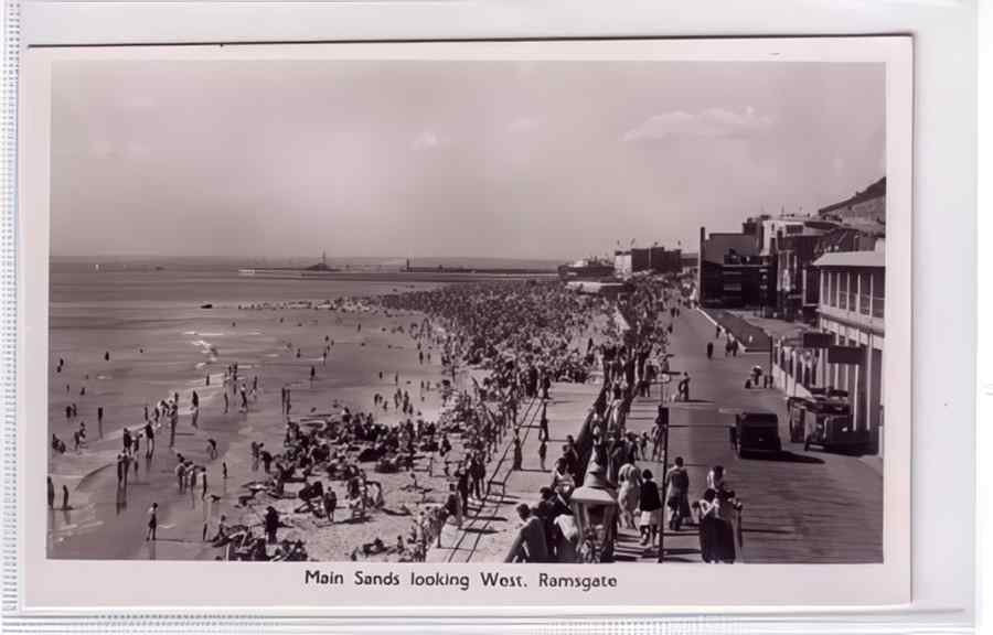 Ramsgate Looking West Vintage A4 Photo Print