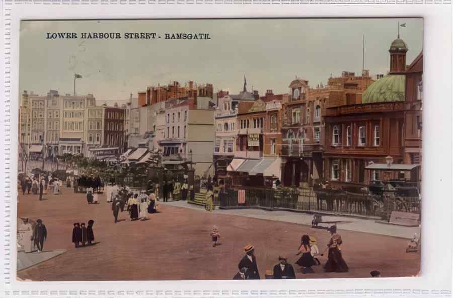 Ramsgate Lower Harbour St 1922 Vintage A4 Photo Print
