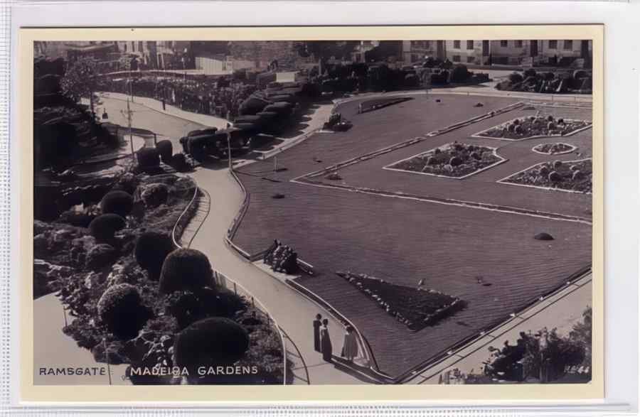 Ramsgate Madeira Gardens Vintage A4 Photo Print